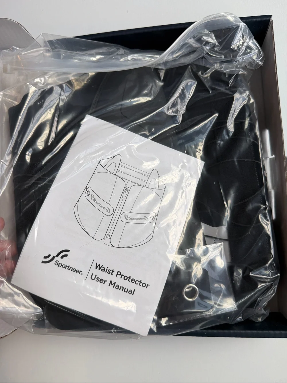 NIB: Waist Protector Support Belt Back Stabilizer — Black